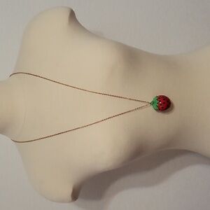 Aldo Strawberry Long Necklace